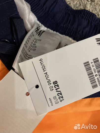 Плавательные шорты H&M р. 122/128 и акватапки H&M