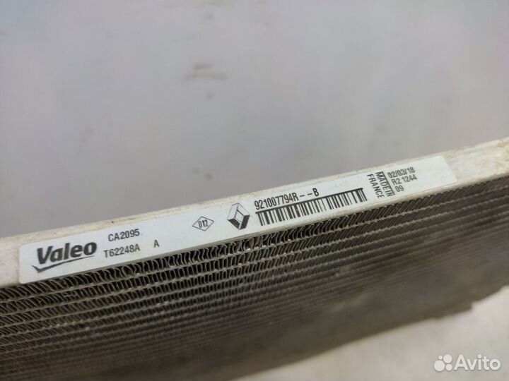 Радиатор кондиционера Renault Duster 2010