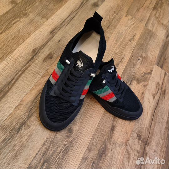 Кеды Lacoste / Cartelo темно-синие, размер 40-41