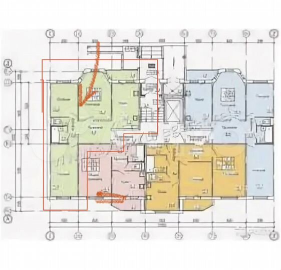 3-к. квартира, 72,3 м², 2/9 эт.