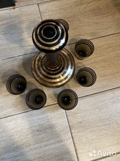 Богемское стекло графин