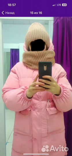 Комплект шапка + снуд