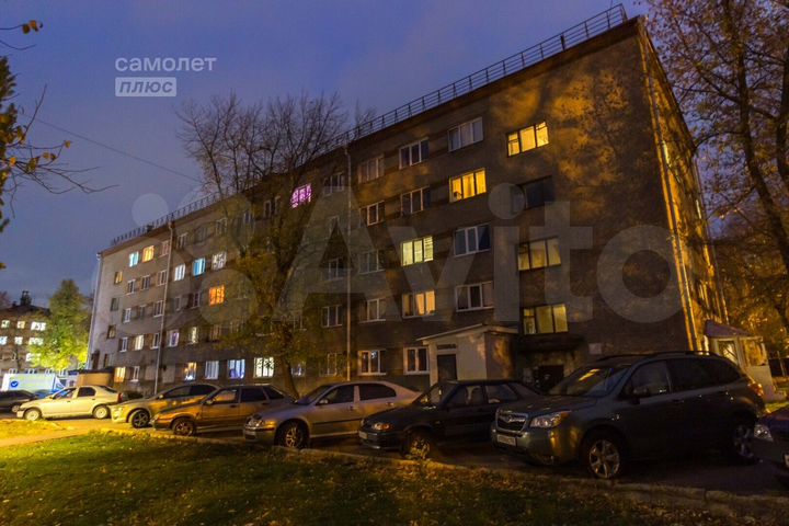 Комната 17,1 м² в 1-к., 2/5 эт.