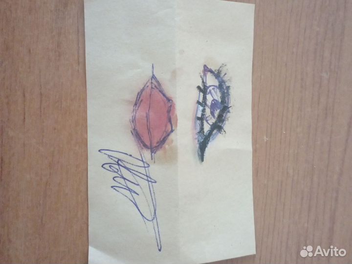 Картина средствами для макияжа