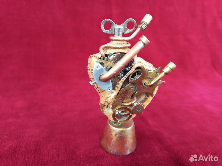 Сердце статуэтка, стимпанк, подарок врачу