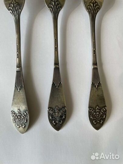 Серебряные вилки 84 пробы 1899-1908гг. 3шт
