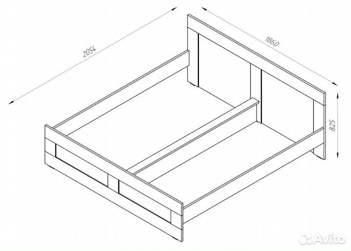 Кровать Бримнэс (Сириус) 180х200, IKEA