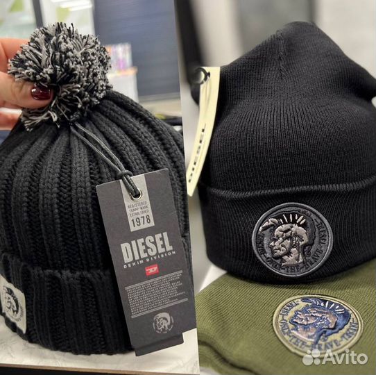 Мужская шапкa diesel