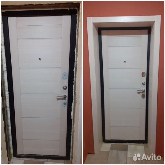 Обрамление входной двери. Откос