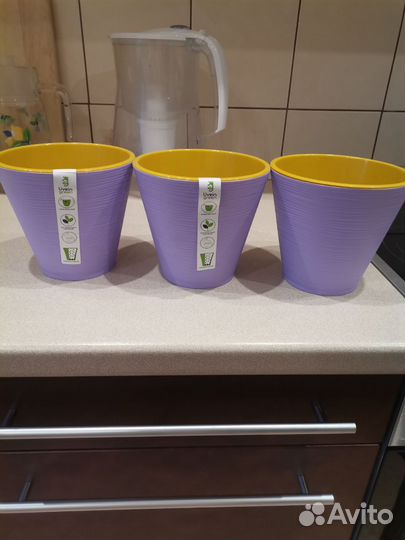 Набор цветочных горшков