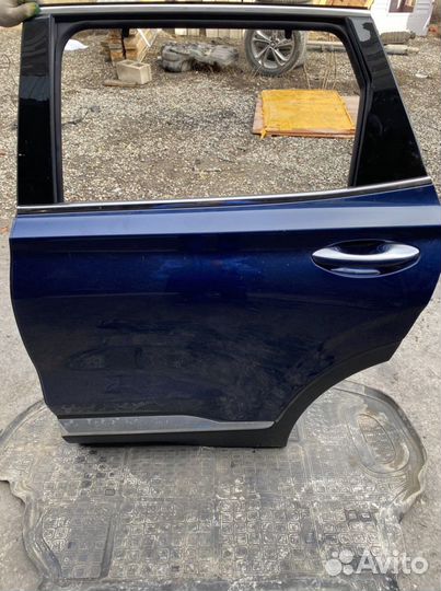 Дверь задняя левая Hyundai Santa Fe 4 2018