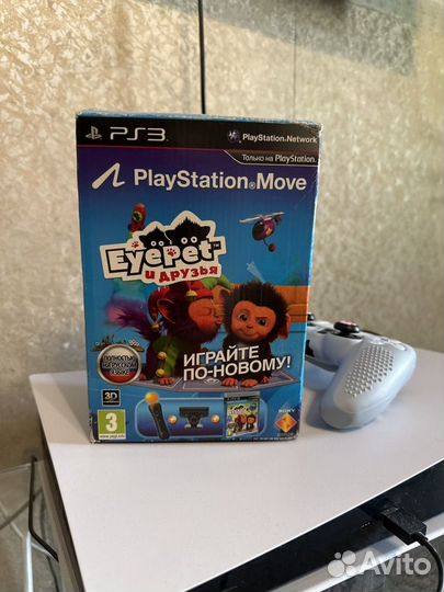 Move для ps3+камера+диск