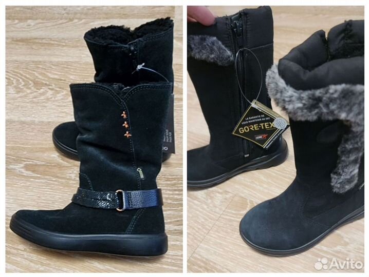 Сапоги ecco 27 новые