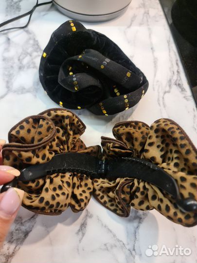 Заколка и резинка для волос