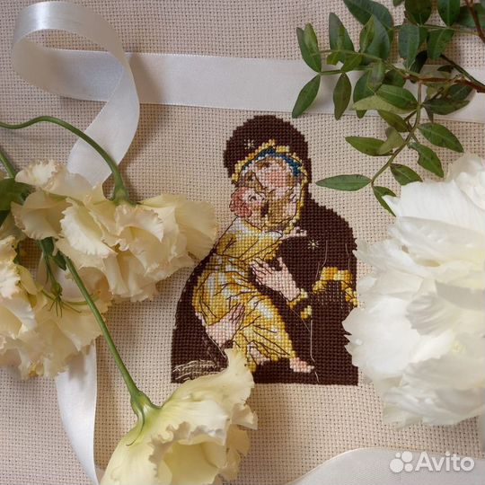 Вышивка икона