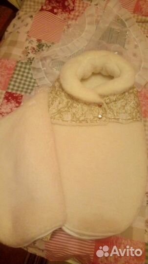 Продам детский зимний комплект на выписку