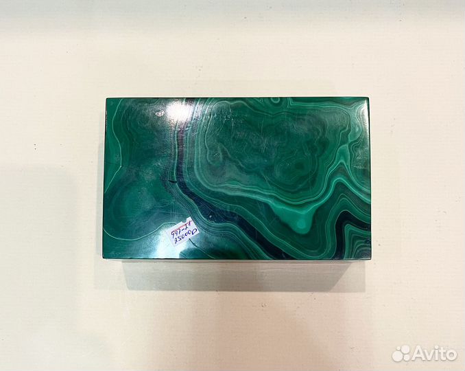 Шкатулка, малахит Россия 19 век