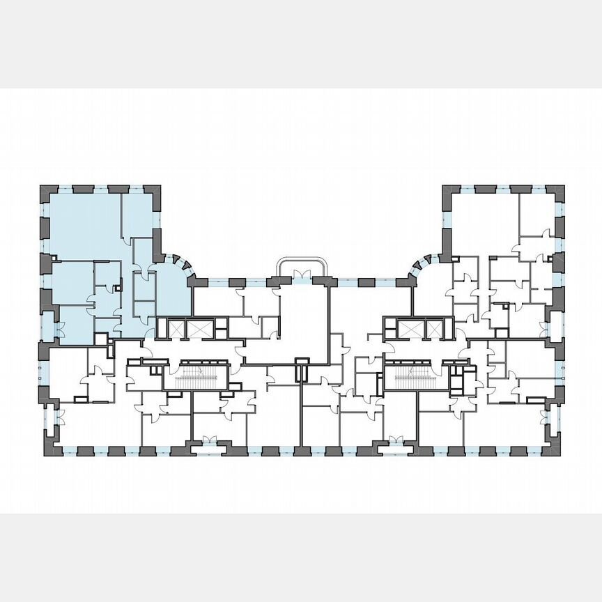 3-к. квартира, 178,6 м², 2/6 эт.