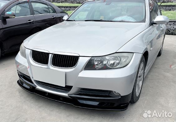 Передняя губа сплиттер клыки e90 е90 рест дорест