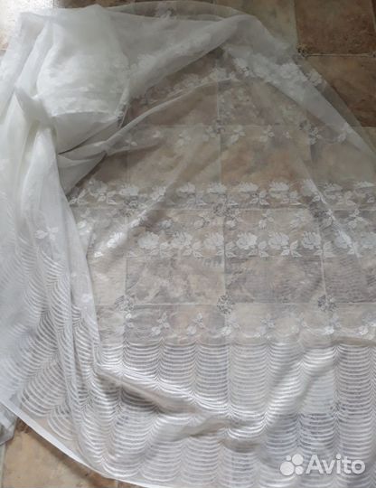 Тюли разных размеров для зала/спальни и кухни