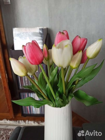 Букет тюльпанов искусственных(как натуральные)