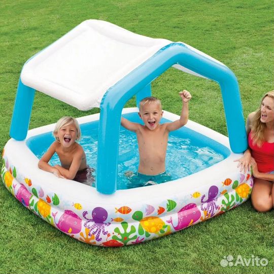 Бассейн intex-57470 1.57-1.57-50см