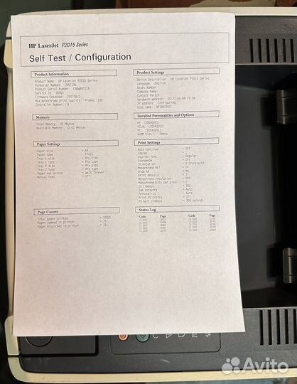 Принтер Hp P2015n