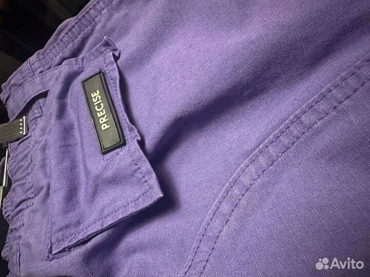 Брюки карго фиолетовые унисекс L