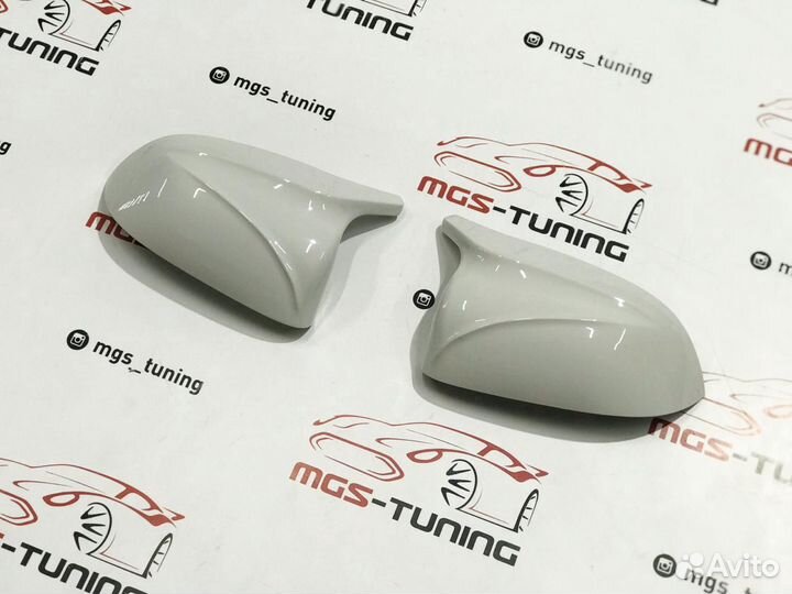 Крышки зеркал X3M F97 на X3 G01 Белые