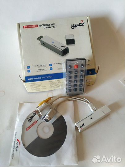 TV тюнер Iconbit U400FM TV-Hunter Hybrid HD, USB