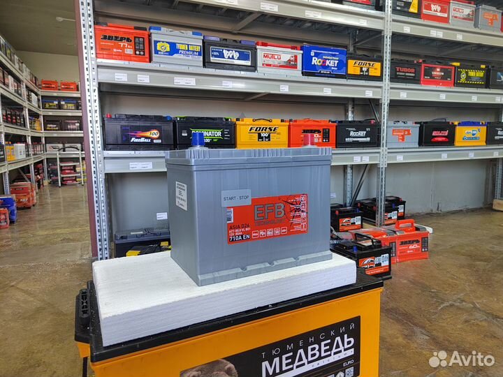 Аккумулятор Tubor EFB 80 Ач обр 710 А