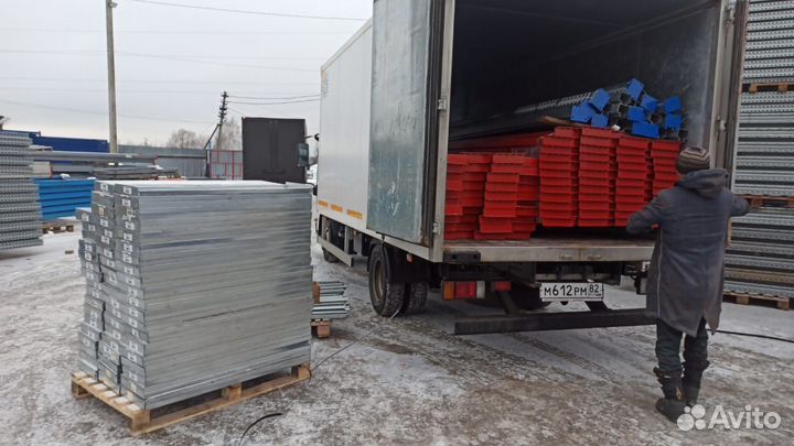 Стеллажи складские под евро палет