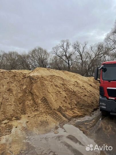 Песок карьерный