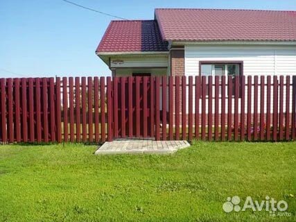 Забор под ключ профнастил, ворота, калитка, монтаж