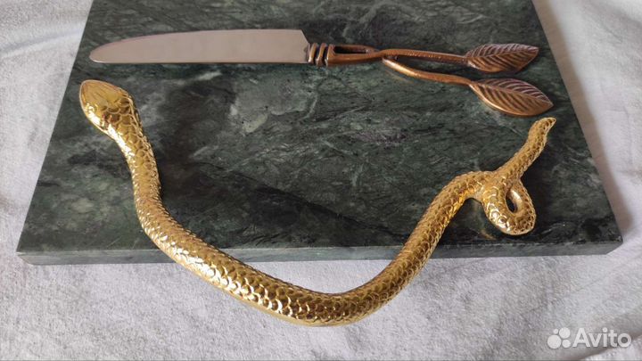 Сервировочная доска/поднос из мрамора