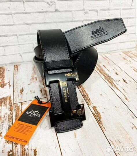 Мужской ремень hermes новый