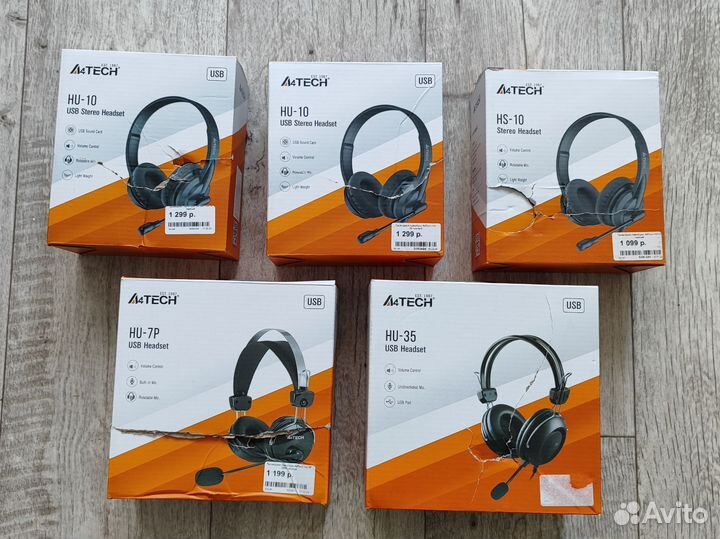 Наушники А4Tech (лот)