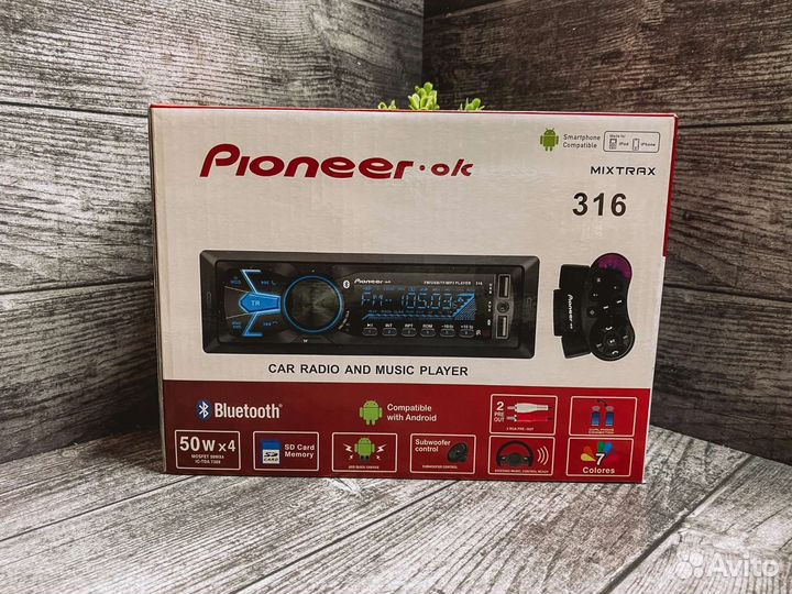 Автомагнитола Pioneer v316 + джойстик