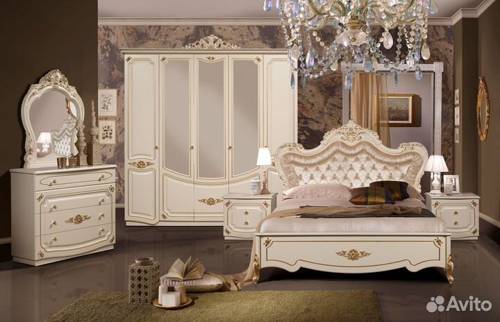 Спальный гарнитур Адель беж
