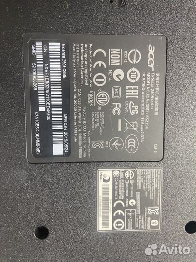 Acer ES1-512 ms-2394 ноутбук