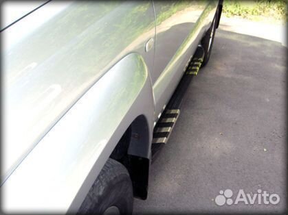 Накладка на порог Toyota Land Cruiser Prado 120