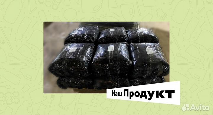 Мусорные пакеты 120/240л от 35 мкм