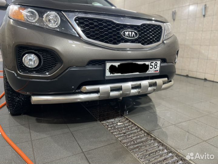 Защита бампера kia sorento перед и зад