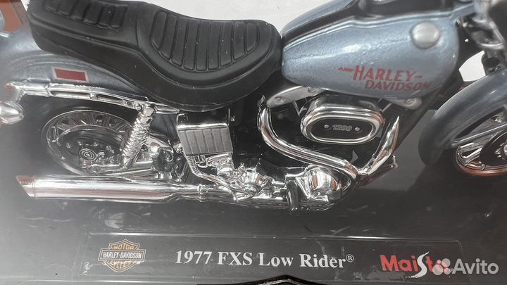 Harley Davidson FXS Low Rider 1977 gray Maisto
