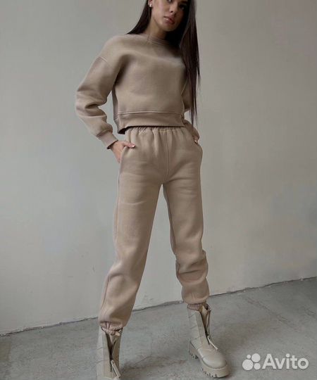 Костюм спортивный на флисе женский