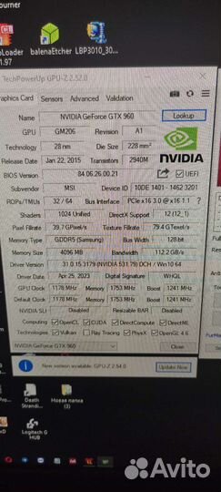 Видеокарта gtx 960 4gb