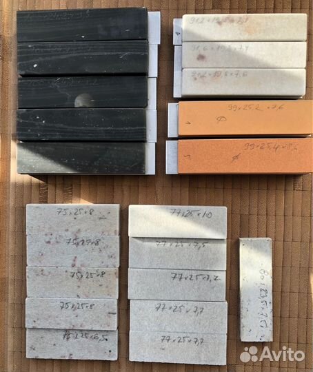 Заточные камни мини арканзасы, турки, синтетики