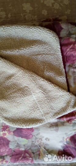 Меховое одеяло-плед двуспальное