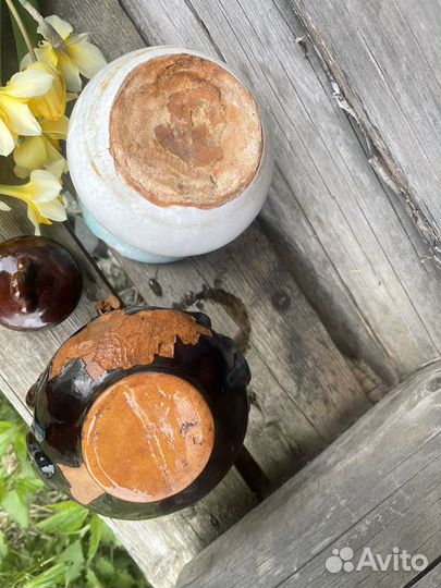 Крынка старинная глиняный горшок