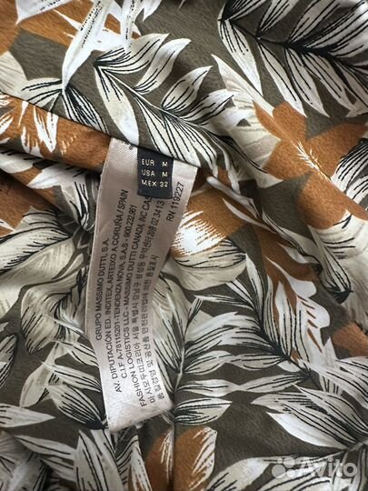 Кожаная куртка massimo dutti m